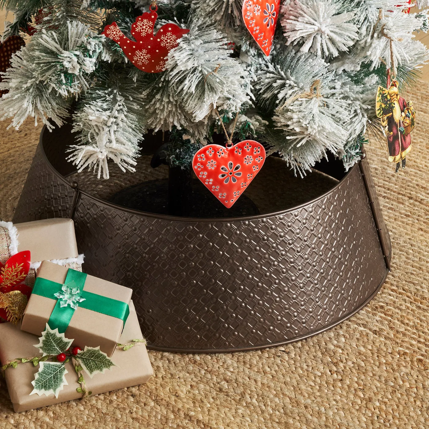26 Inch Christmas Tree Collar - Etsy Metal Tree Collar