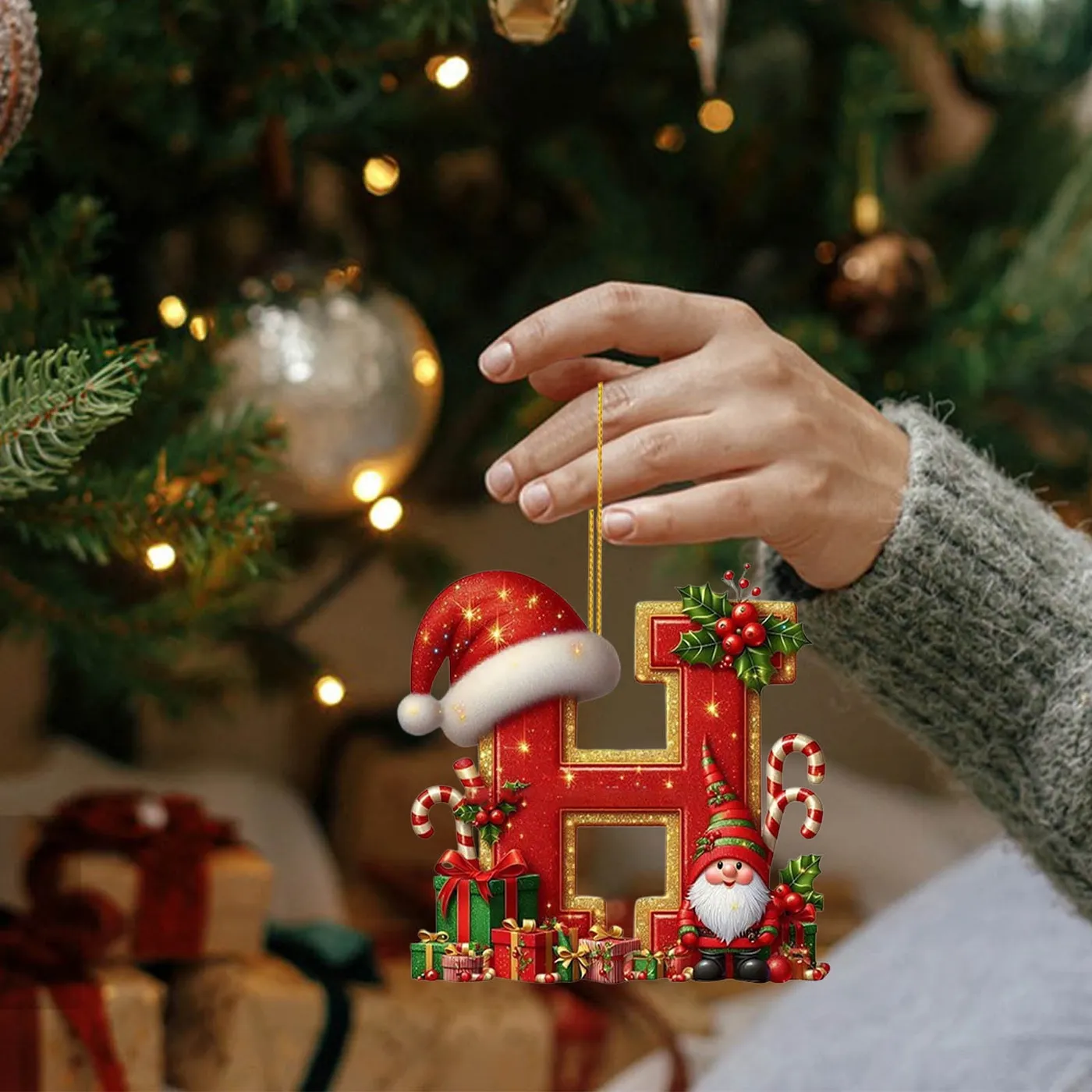 26 Letter Ornaments for Christmas Tree Decoration Rwanda | Ubuy