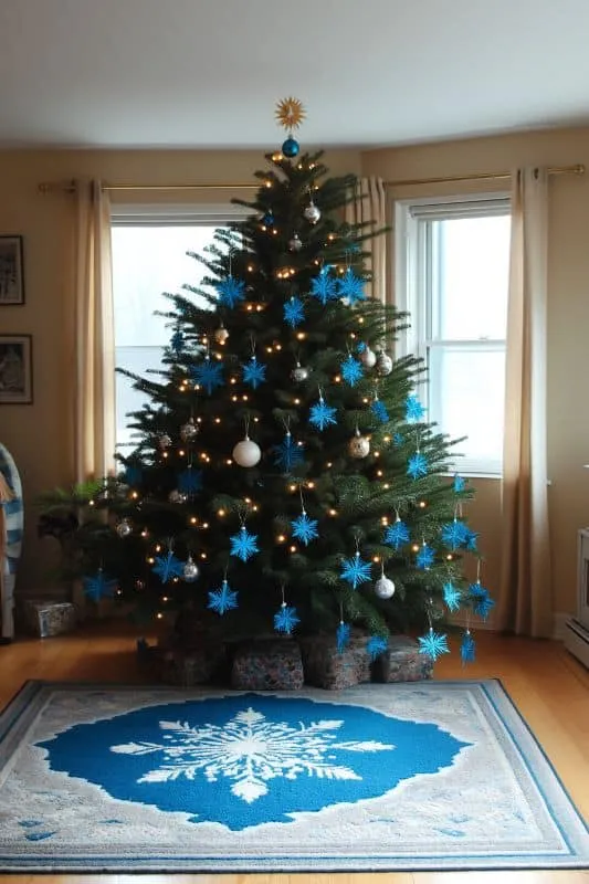 28 Blue Christmas Tree Decorations for a Unique, Magical Holiday