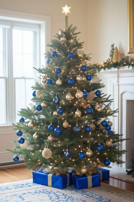 28 Blue Christmas Tree Decorations for a Unique, Magical Holiday