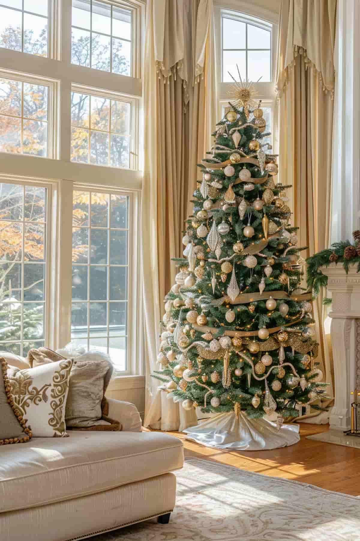 28 Gold Christmas Tree Decorations: Elevate Your Festive Decor
