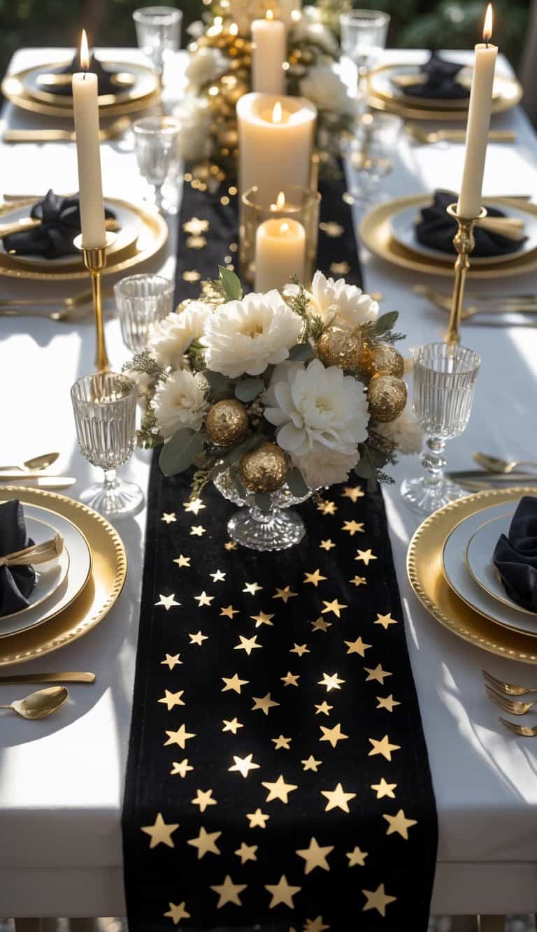 28 New Year's Eve Tablescape Ideas for a Festive Countdown