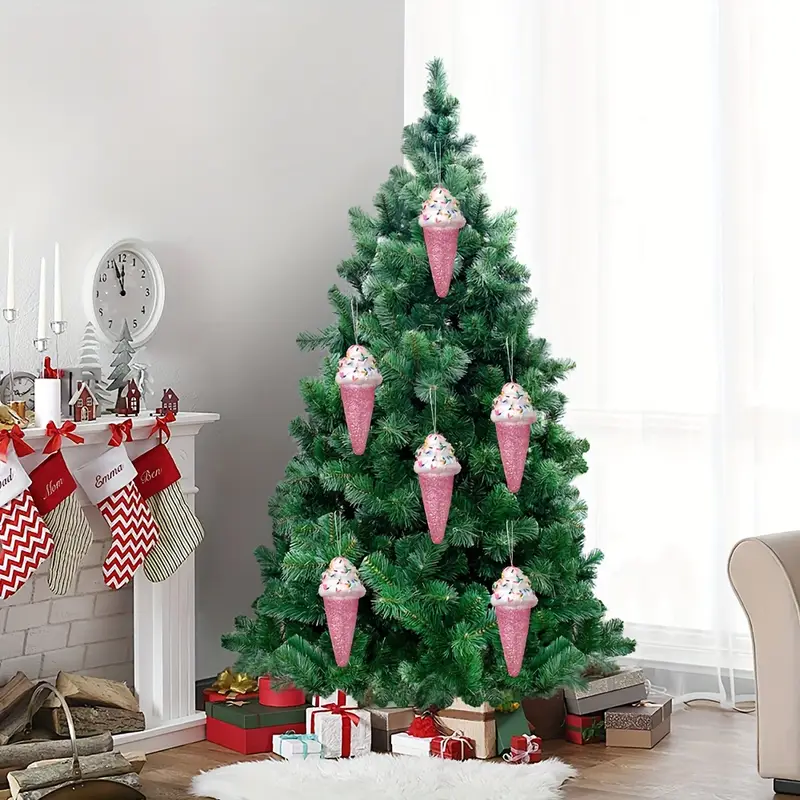 2pcs realistic christmas ornaments 5 9 inches autumn winter - Temu Mauritius