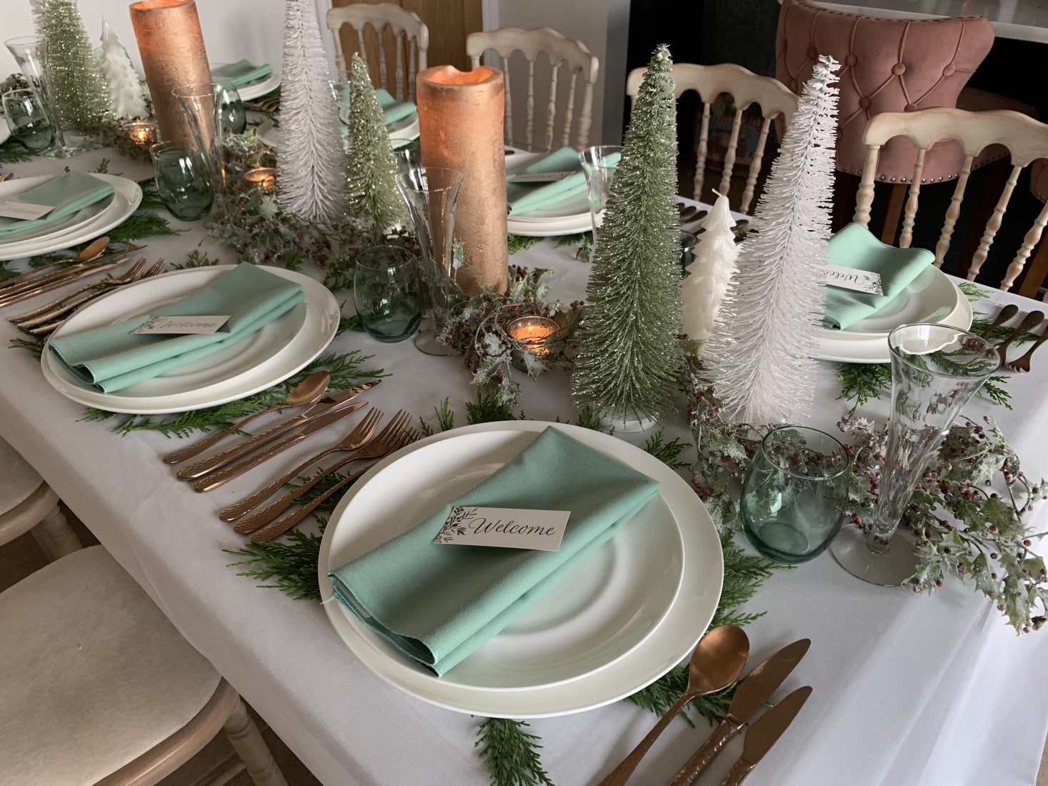 3 Captivating Colours You Wouldn't Expect to See on a Christmas Table -  Co-Ordination Event Hire