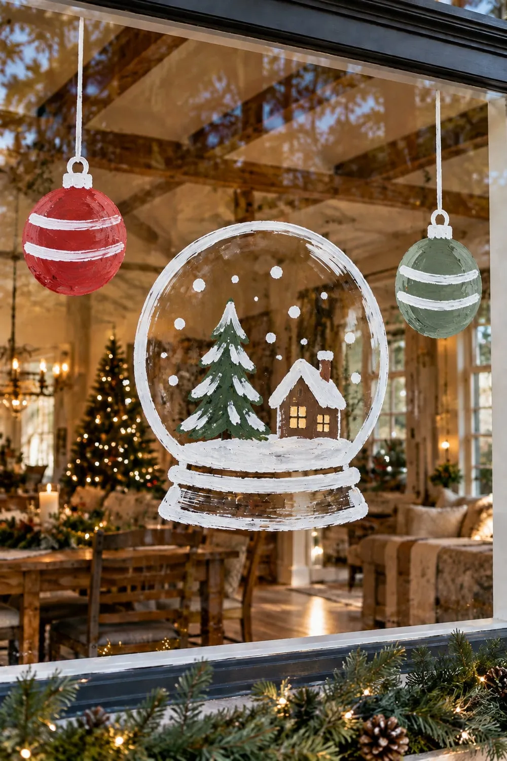30 Christmas Window Painting Ideas + Easy Tips