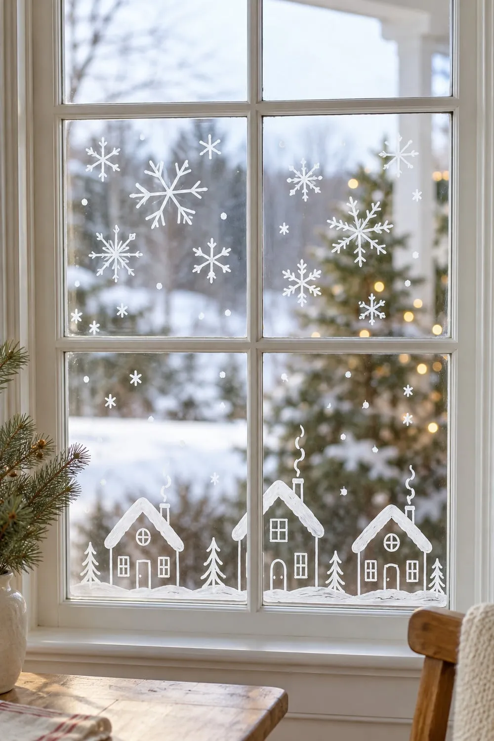 30 Christmas Window Painting Ideas + Easy Tips