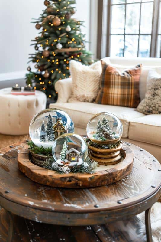 38 Christmas Coffee Table Decorations for a Festive Living Room