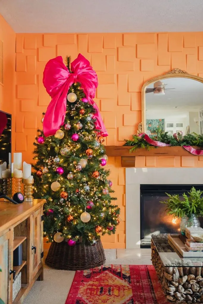 38 Christmas Tree Ribbon Ideas for a New Take on a Classic Look