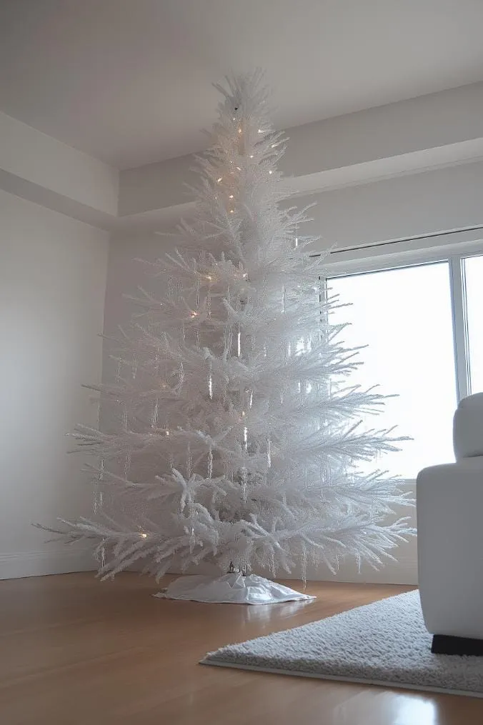 39 White Christmas Tree Decorations for a Festive Holiday Display