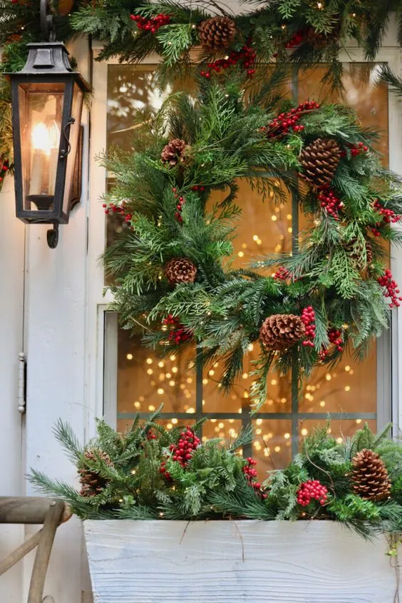 40 Christmas Window Boxes Ideas - Nikki's Plate