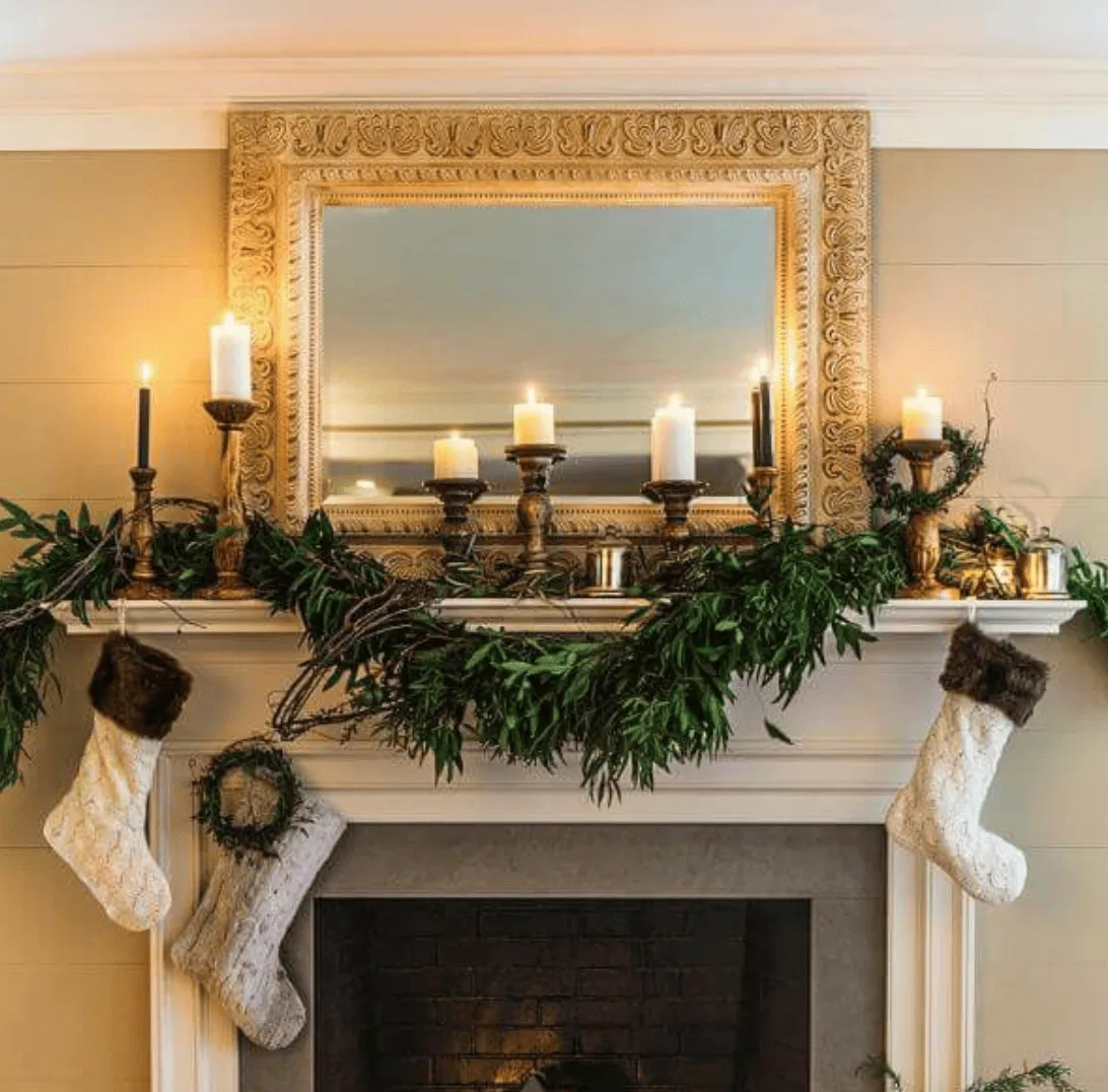 49 Creative Ideas for Decorating Your Mantle for Christmas - Authentic Christmas