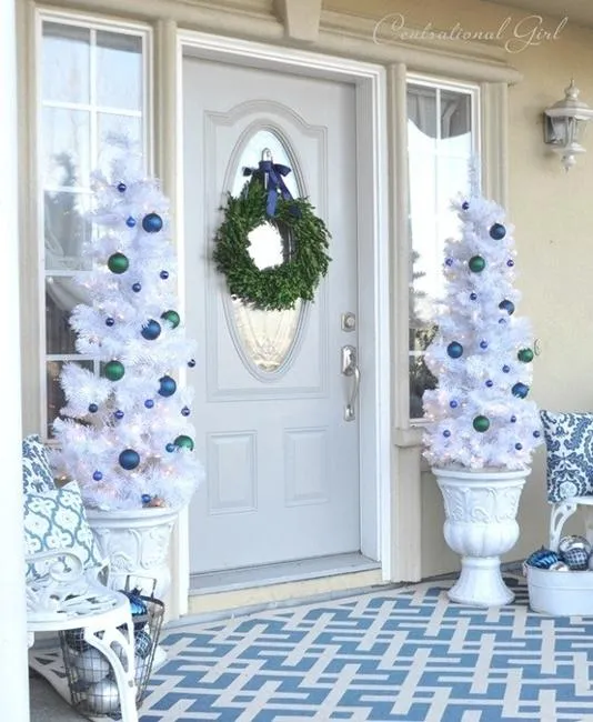 55 Beautiful Entry Ideas, Christmas Door Decoration for Festive Winter  Holidays