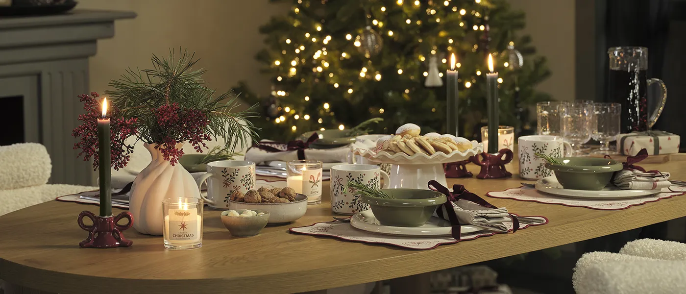 6 styling tips for your Christmas table setting | JYSK Ireland