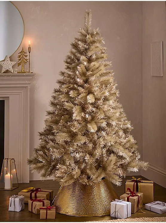 6ft Champagne Christmas Tree | Christmas | George at ASDA