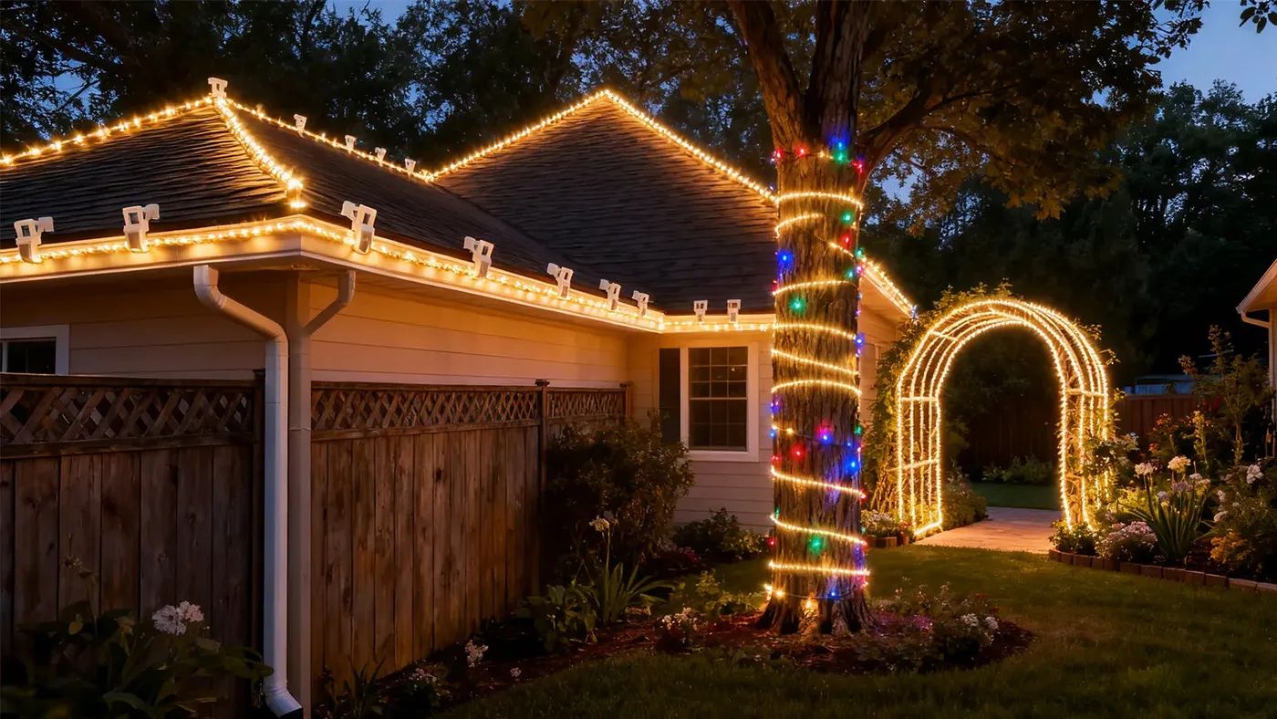 8 Outdoor Holiday Lighting Ideas that Dazzle – Ollny