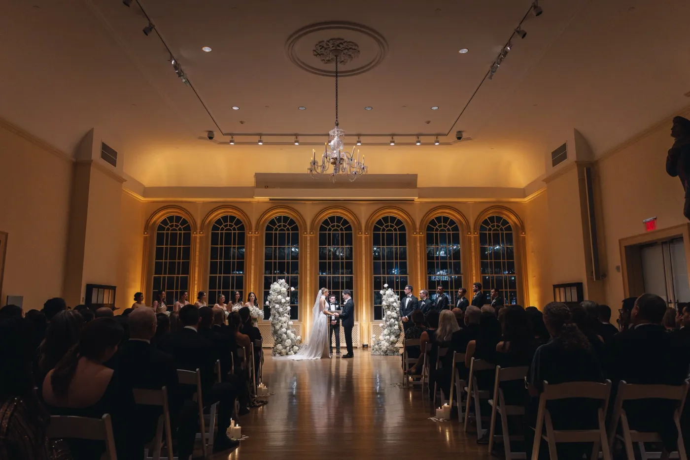 A Black-Tie New Year's Eve Wedding at the Peabody Essex Museum