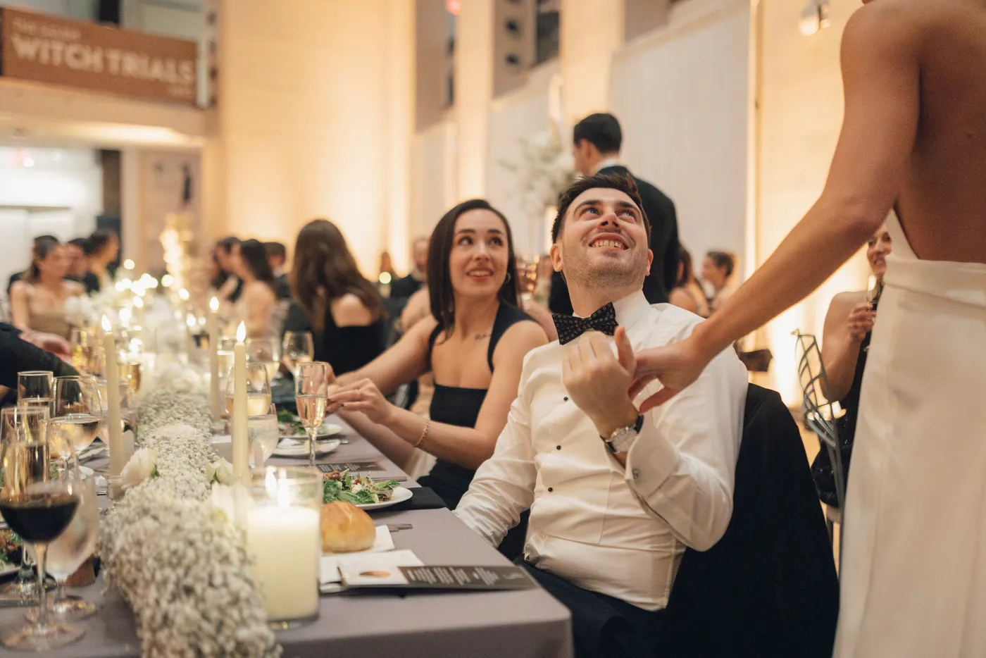A Black-Tie New Year's Eve Wedding at the Peabody Essex Museum