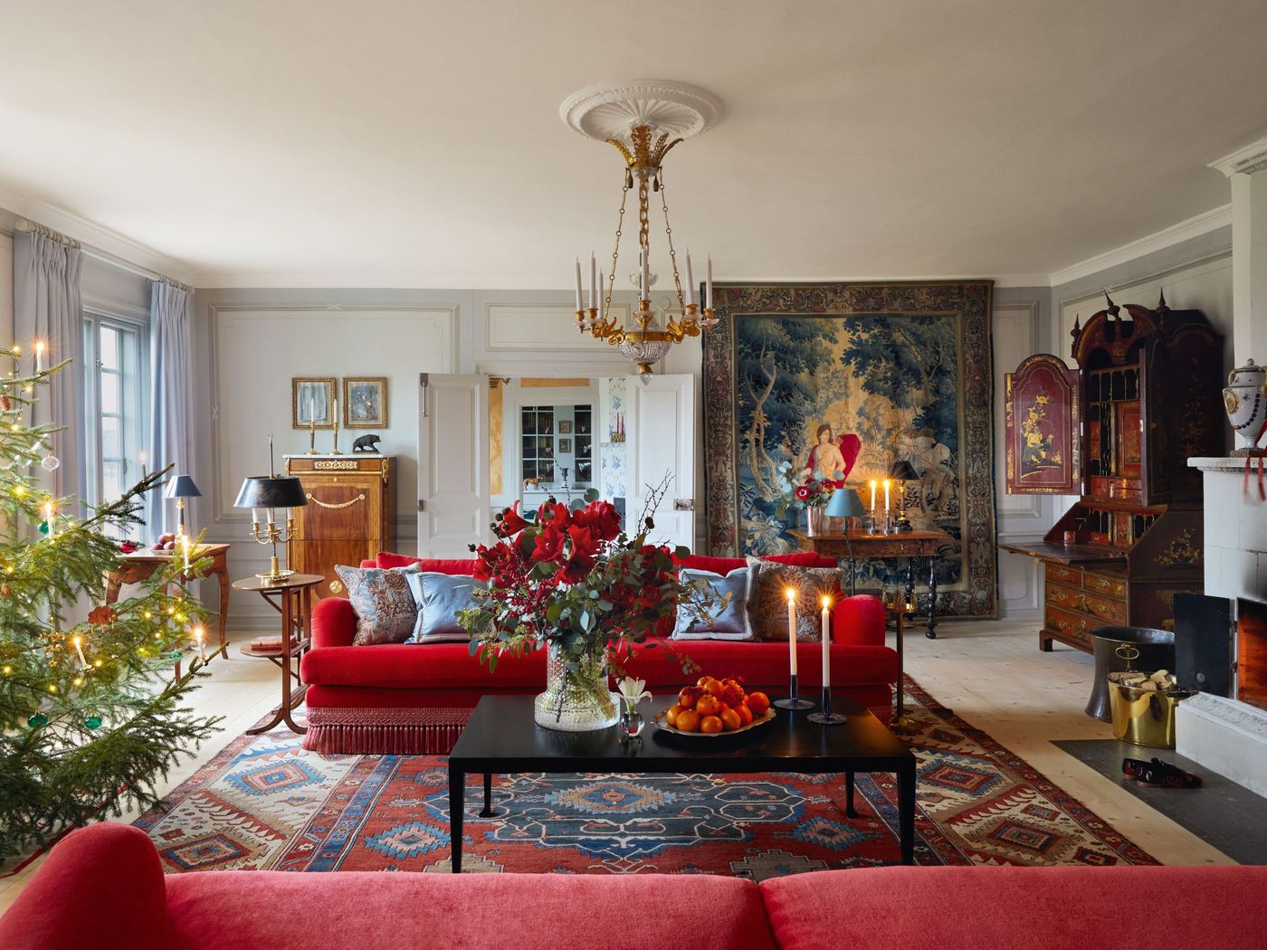 A fairytale Swedish country house elegantly decked out for Christmas | House  & Garden