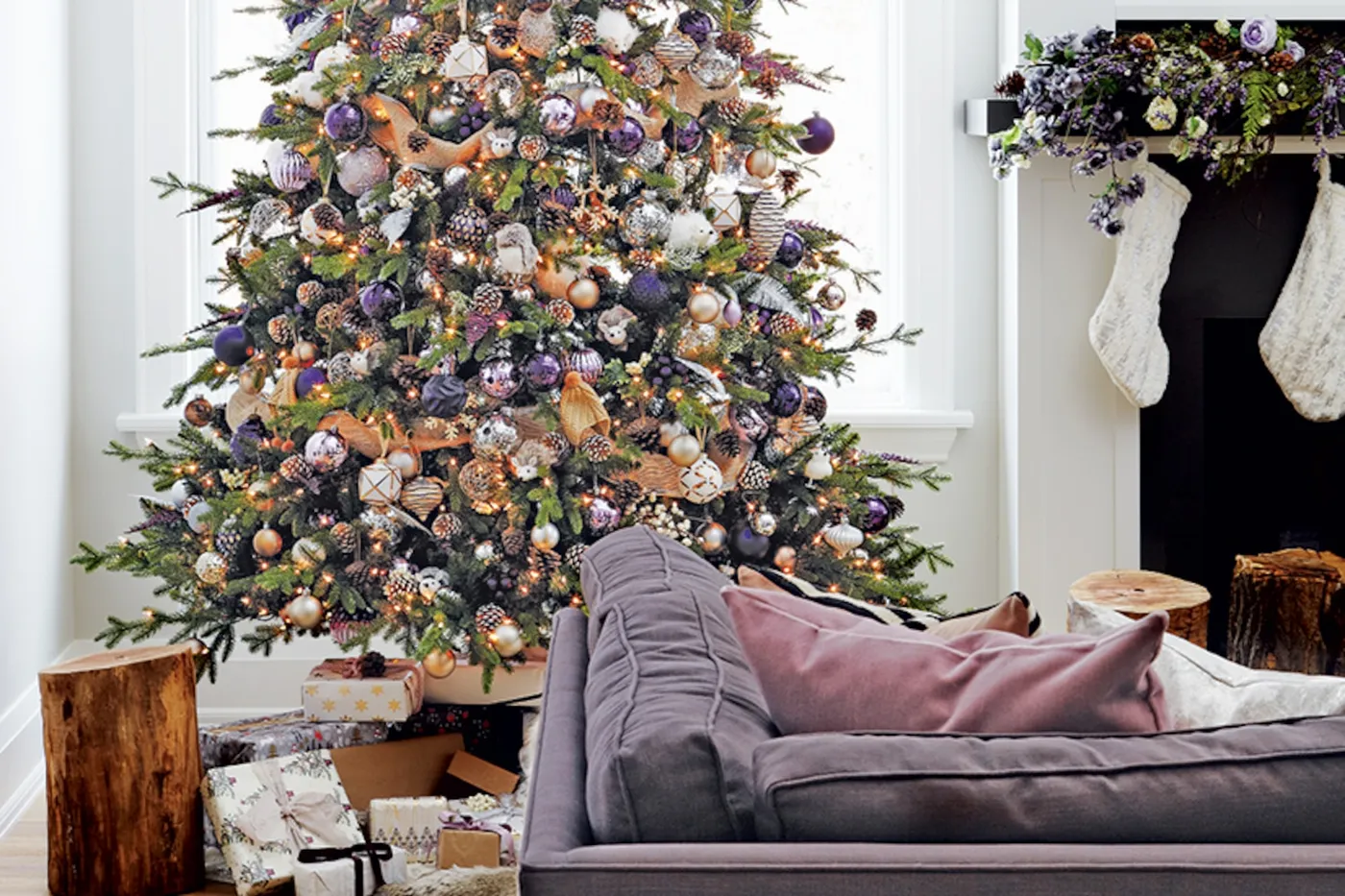 A timeless family home transforms into a whimsical holiday wonderland | Style at Home