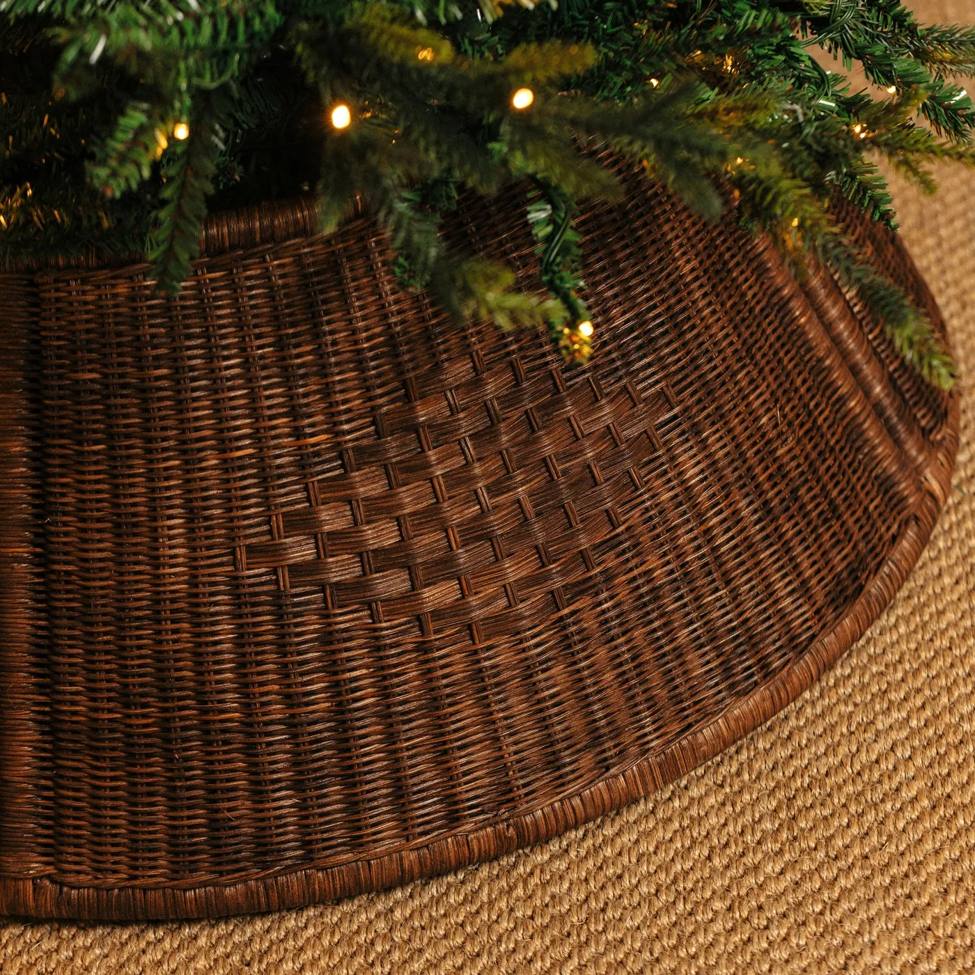Adeline Rattan Tree Skirt