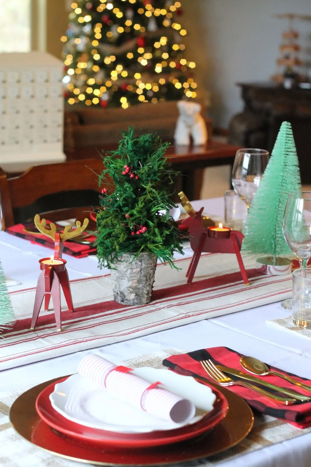 AK Party Studio: Style with Target: Christmas Tablescape on a Budget!