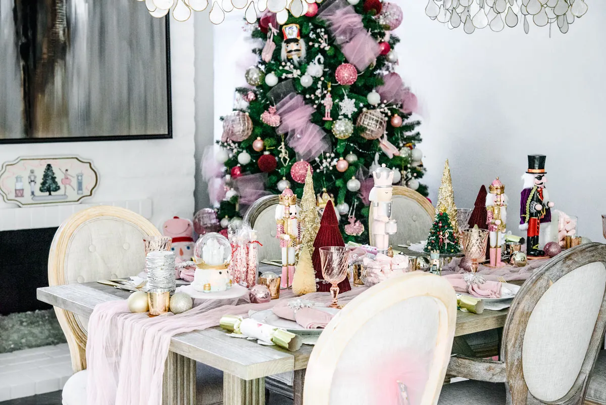 Amazing Nutcracker Ballet Christmas Tree & Tablescape Theme