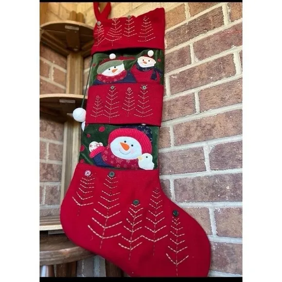 Amazon.com: BNYARH Christmas Fireplace Tapestry Xmas Very Tall 33' Handwoven Christmas Stockings With Pockets Holiday Fireplace Decor
