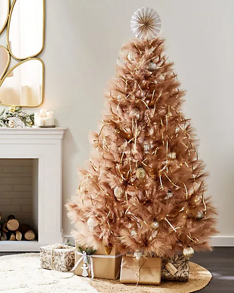 Artificial Christmas Tree TALBOT 180 cm Light Brown