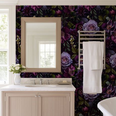 Bathroom Wallpaper Dark 10 Black Bathroom Ideas Homes And Gardens