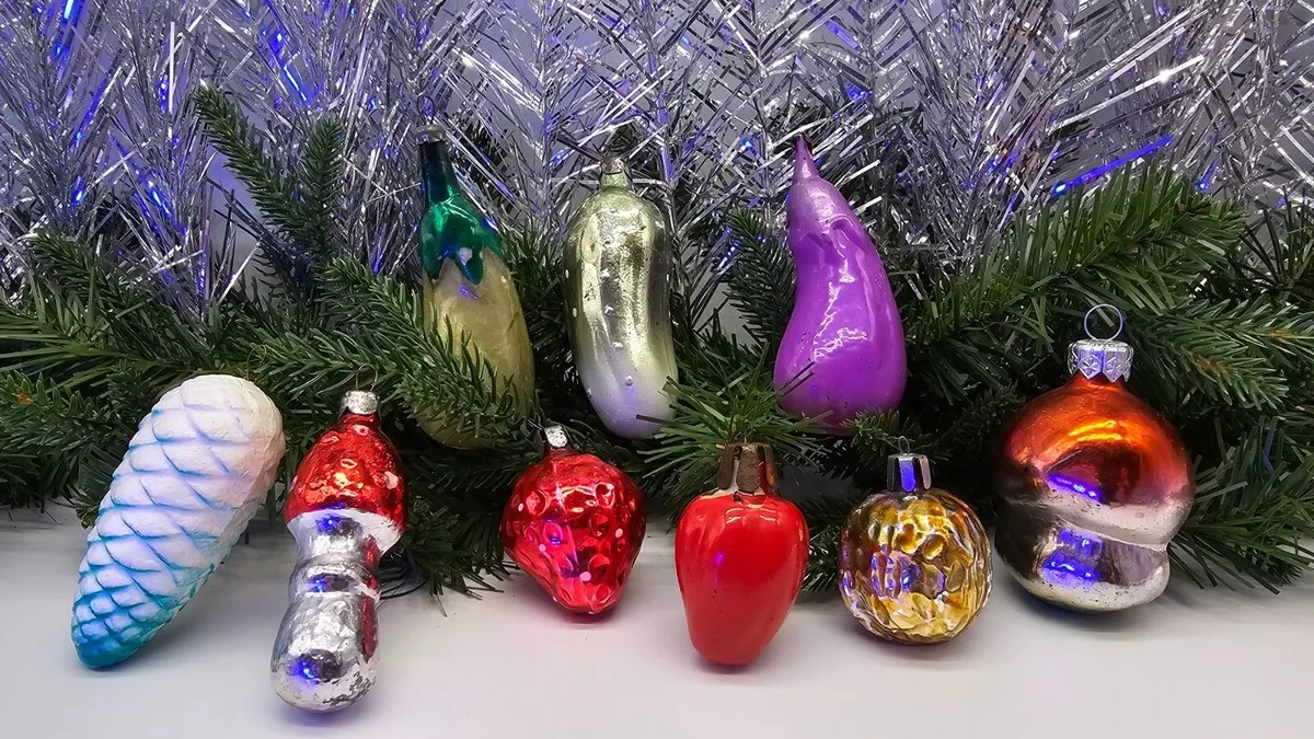 Baubles Vintage Colorful Ornaments Christmas Bauble Vintage Glass Ball Blue Yellow,red,green,pink,orange,gold,