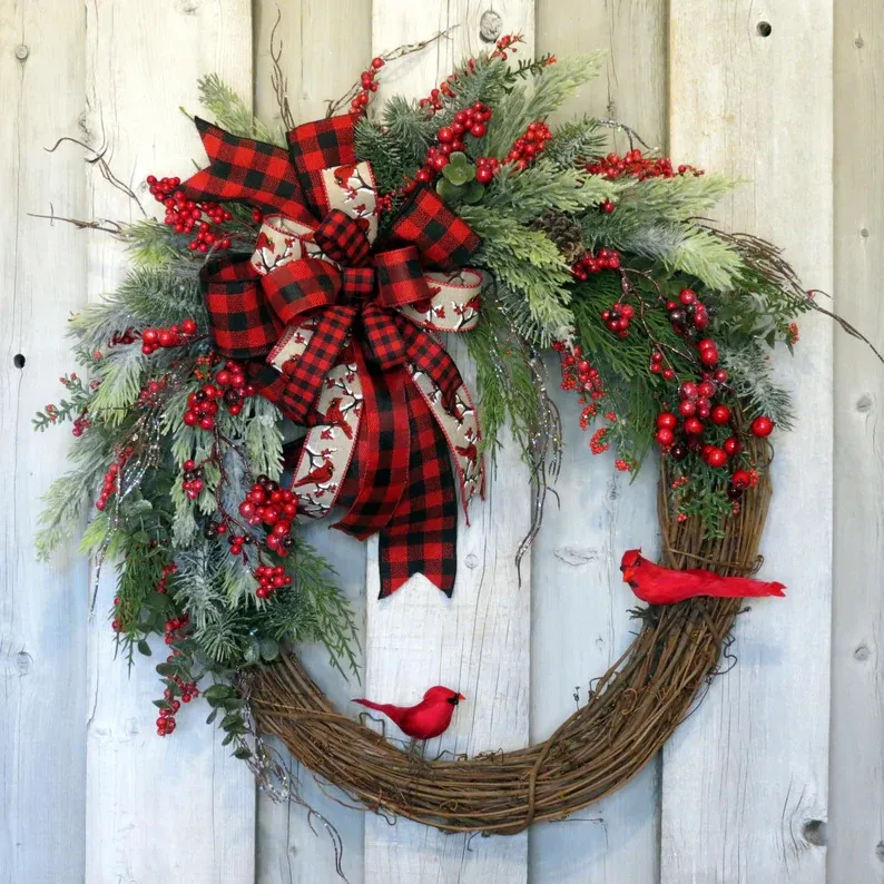 Beautiful Christmas Wreaths For The Front Door :: Decorating Ideas & Accessories For The Home
