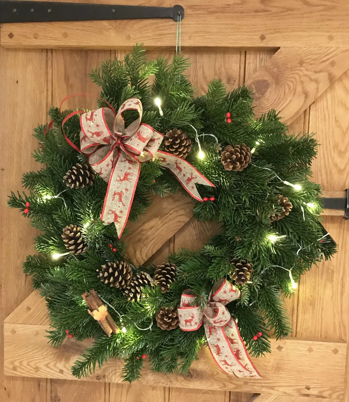 Beautiful Christmas wreaths, handmade by my Mum! | Over Farm – Farm Shop, Family Fun & Events in Gloucester