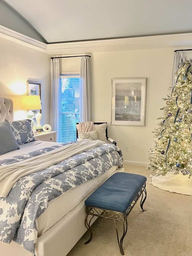 Best Blue Christmas Bedroom Decor , A Cozy Coastal Tour Sand And Outlets  Sisal