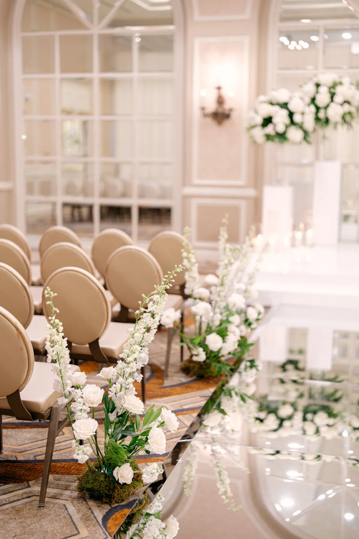 Black and White New Year's Eve Wedding at The Adolphus Hotel • Alexa Kay  Events