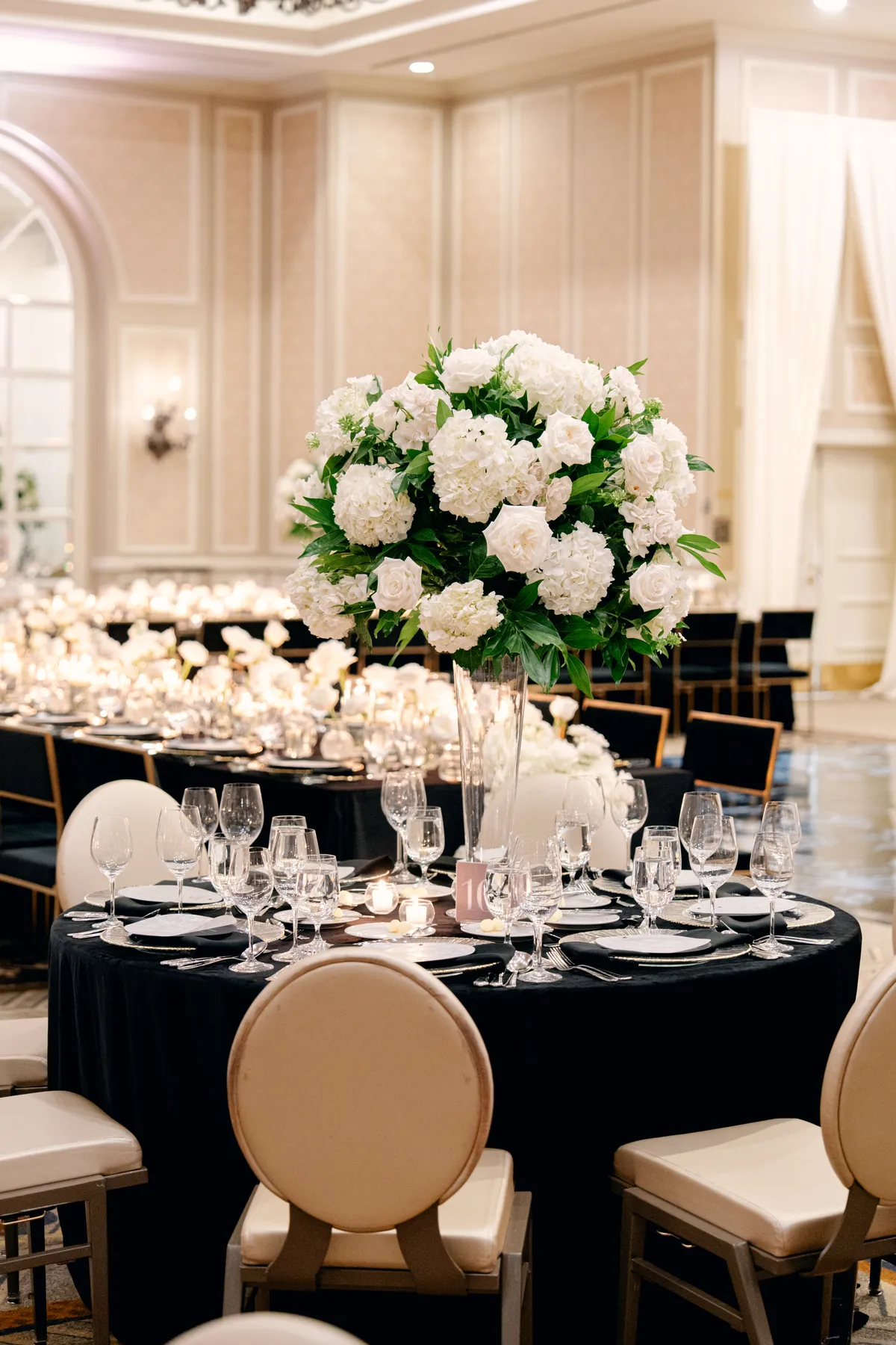 Black and White New Year's Eve Wedding at The Adolphus Hotel • Alexa Kay Events