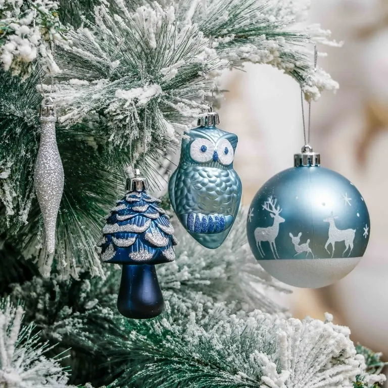 Blue Christmas Ornaments - Designer Picks | Foter