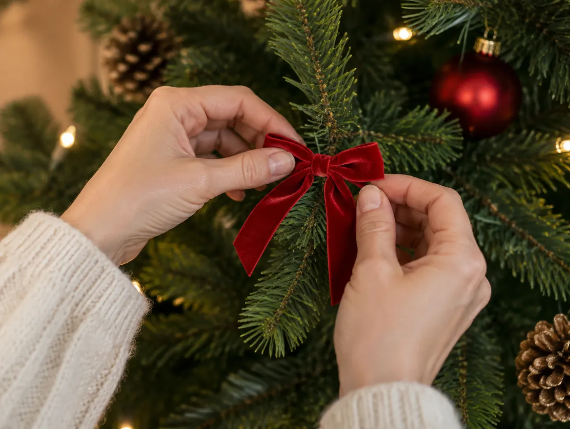 Bough & Bow | Velvet Christmas Tree Bows & Bow Tree Kits
