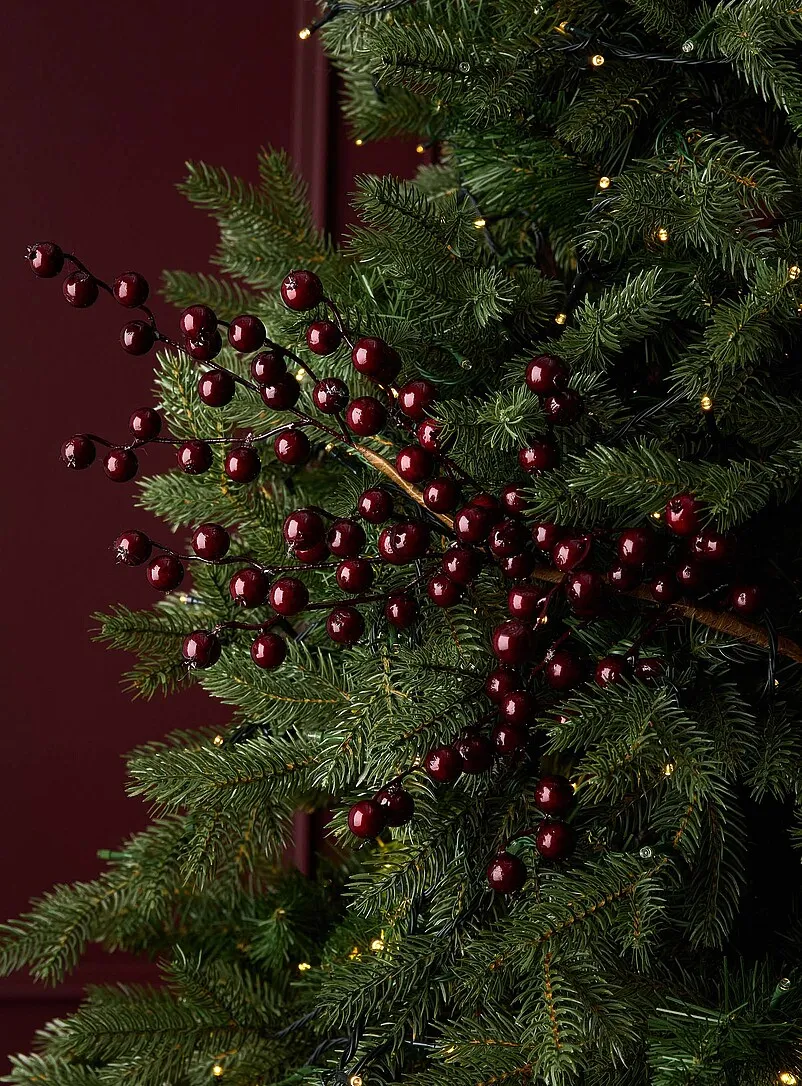 Burgundy fruit decorative branch Christmas Collection | Simons Maison | |  Simons