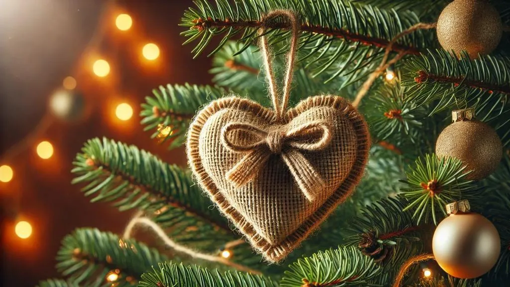 Burlap Ornament Enhance Your Holiday Decor