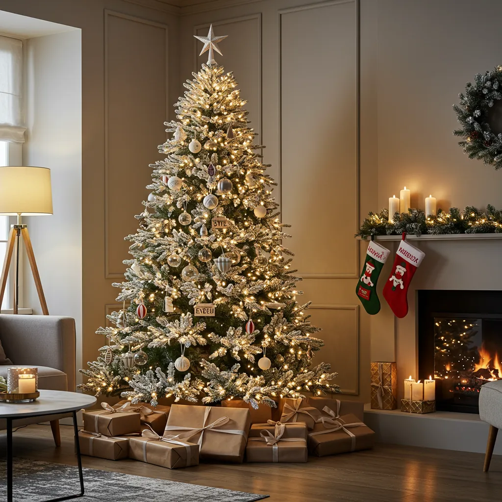 Buy Flocked Christmas Trees: Realistic Snowy & Frosted Artificial Trees –  Sefton Meadows Garden Centre