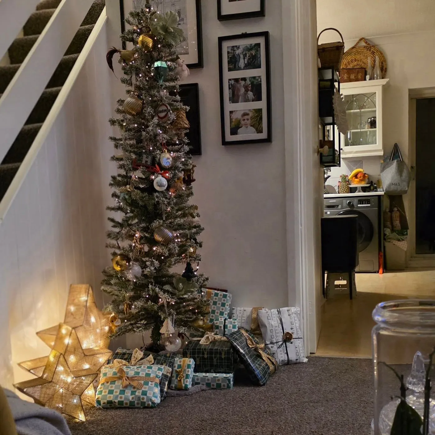 Buy Habitat 6ft Snow Tipped Pencil Christmas Tree | Christmas trees | Argos