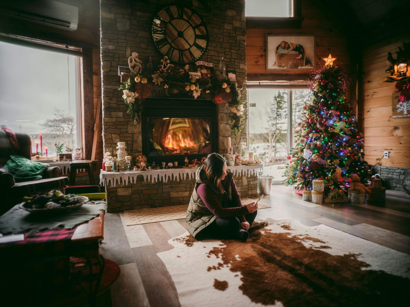 Cabin on the woods