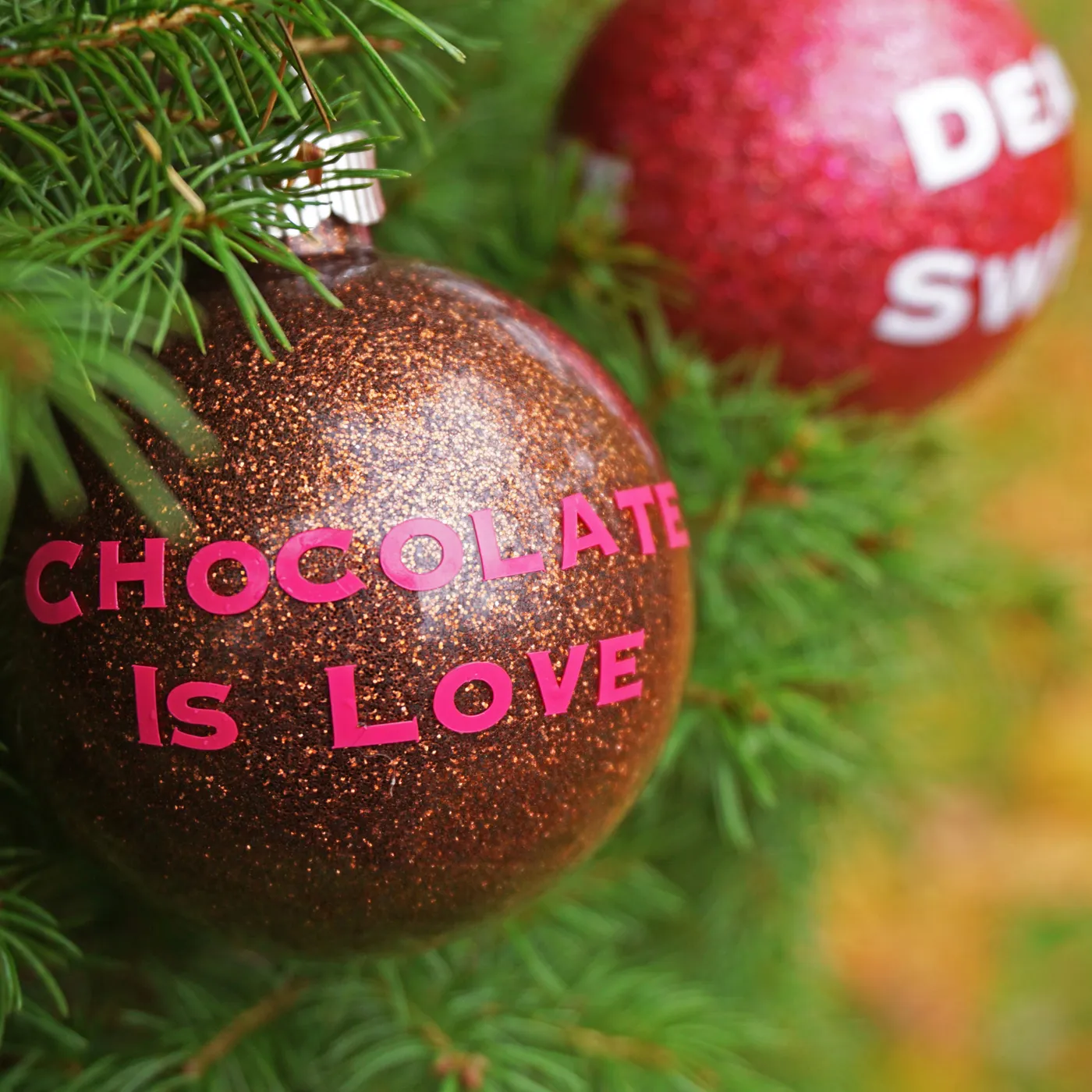 Chocolate is Love | Holiday Ornament | Dean's Sweets