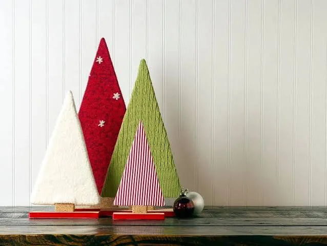 Christmas Craft: Upcycled Tabletop Trees | HGTV