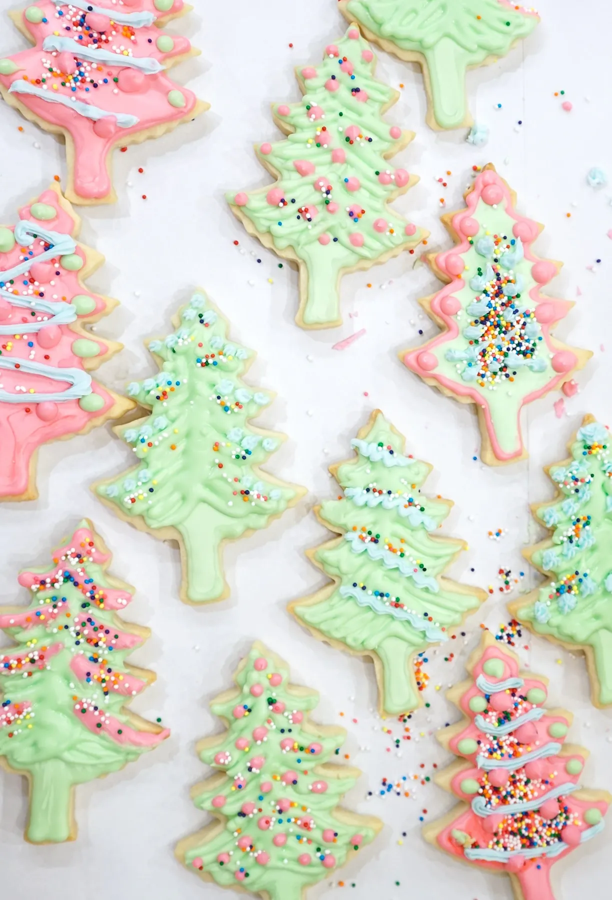 Christmas Cut Out Sugar Cookies - Ashley Brooke