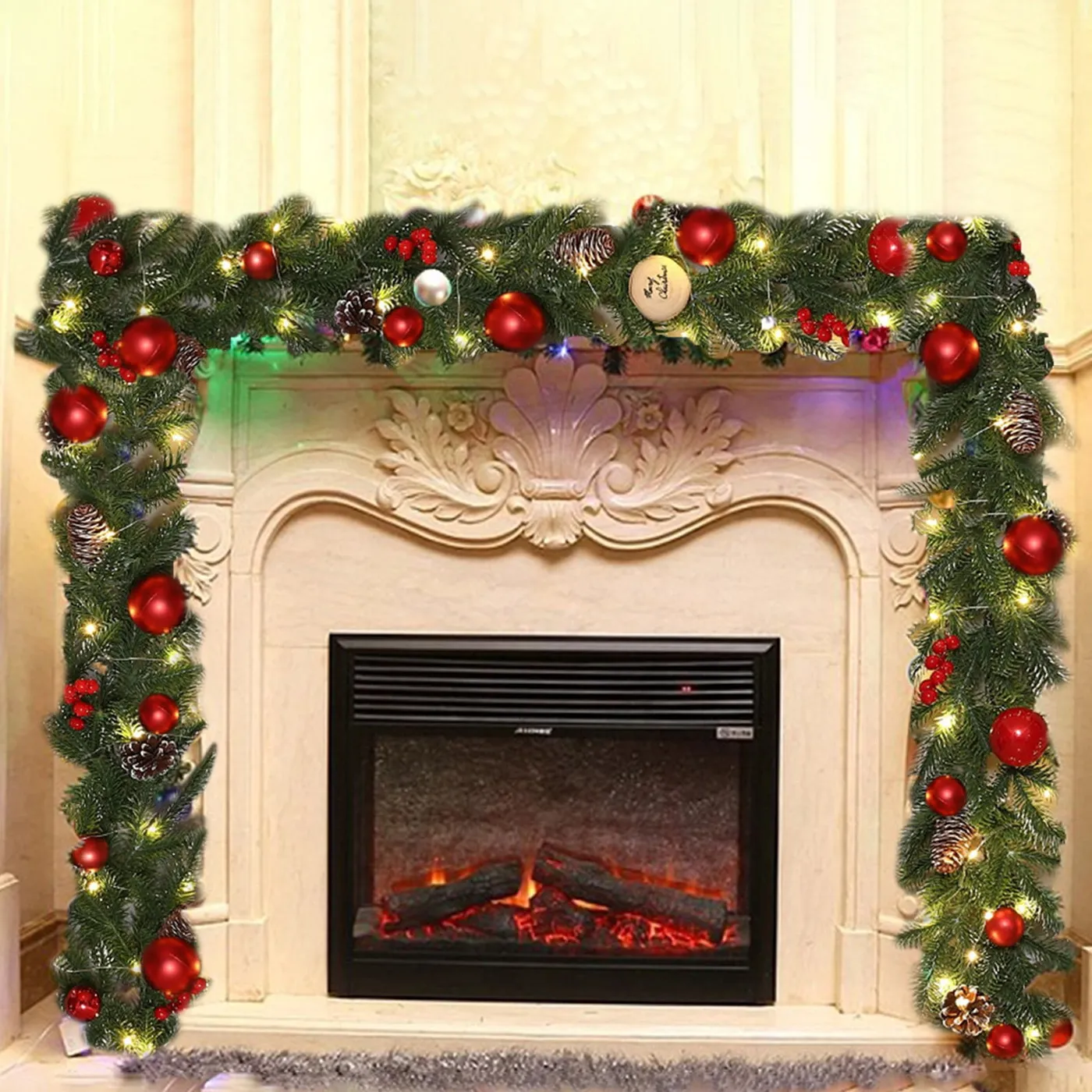 Christmas Decoration Clearance! Christmas Lighted Garland Rattan,Christmas  Rattan Garland With Lights,Decorations,Indoor Outdoor Christmas Garland  With LED Lights,Battery Operated, 60IN - Walmart.ca