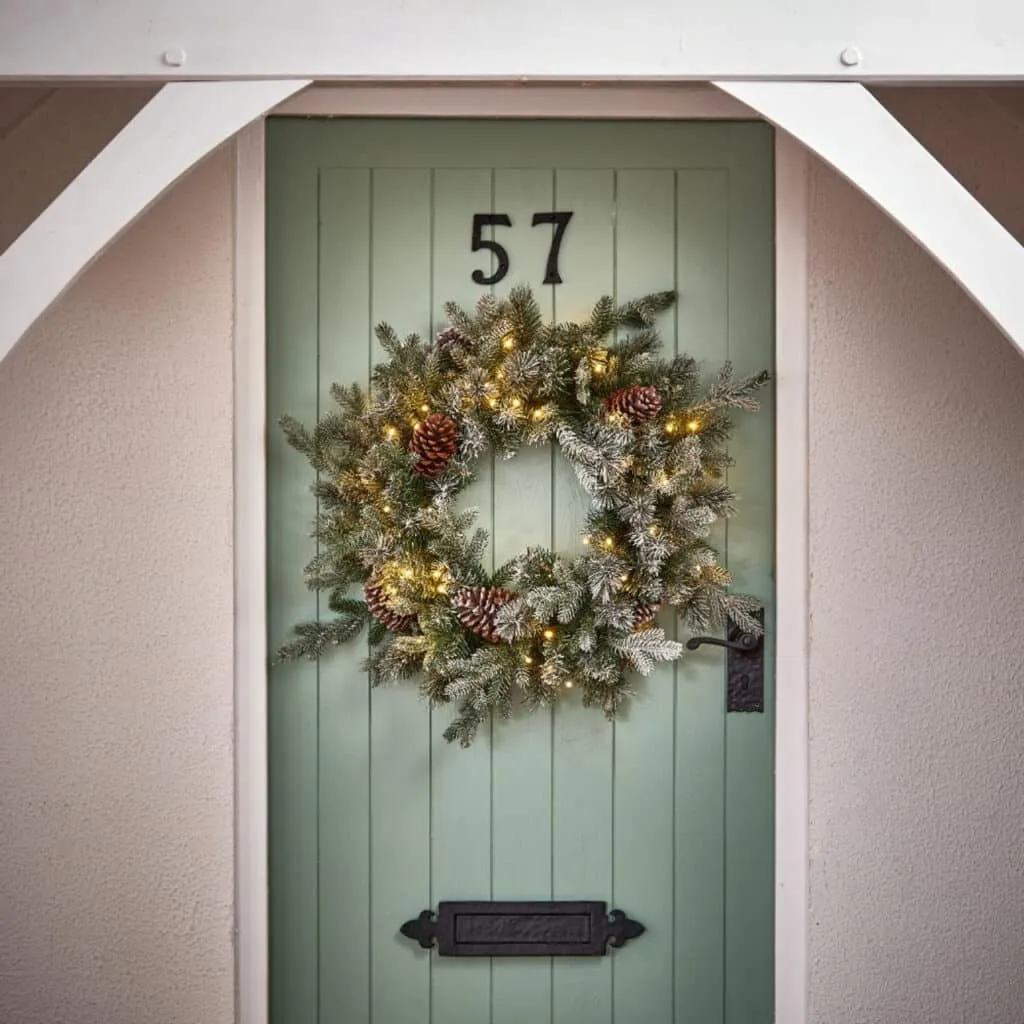 Christmas Decorations Evergreen Door Decor How To Create Classic Door Décor For Christmas Balsam Hill