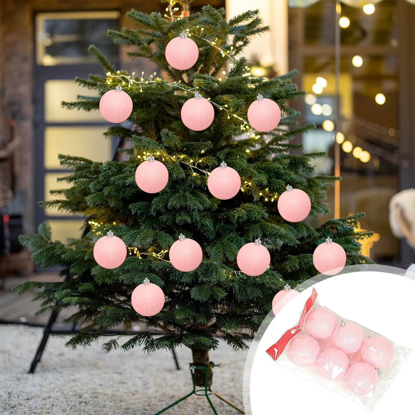 Christmas Decorations Indoor Outdoor,Christmas Tree Decorations,Christmas  Decoration Balls Macaron Color Gold Dusts Frosted Balls Christmas Tree  Decoration Accessories Party Christmas Balls - Walmar