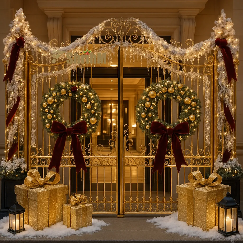 Christmas Entrance Decorations by ShrihM - Shrih Management
