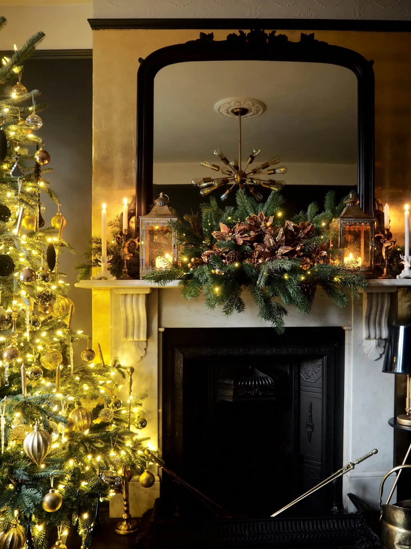 Christmas Garlands Wholesale For Fireplace | Snowtime 9ft Pre-Lit Cranberry  & Custom-made Pine Artificial